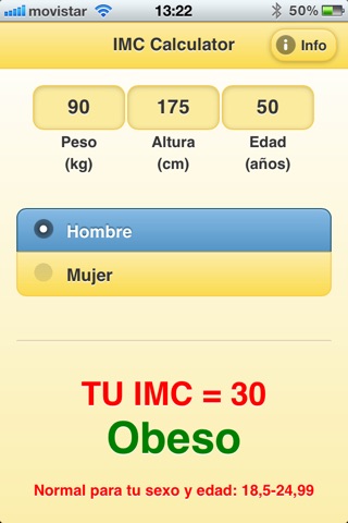 IMC Calculator screenshot 3