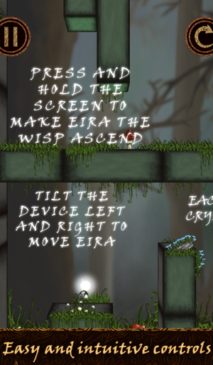 ‎Wisp: Eira's tale - A casual and relaxing indie puzzle game inspired by nordic and celtic mythology Screenshot