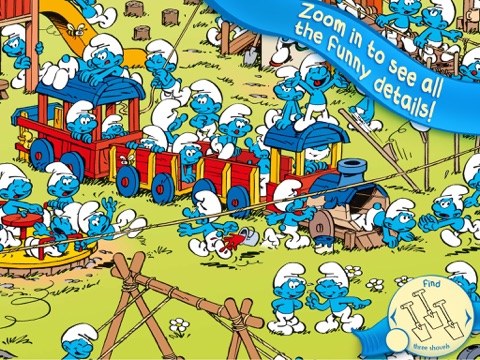 Игра The Smurfs Hide & Seek with Hefty