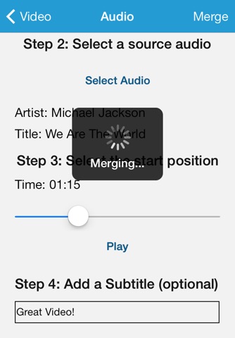 InstaVid - Add Music and Subtitle To Instagram & Vine Video! screenshot 3