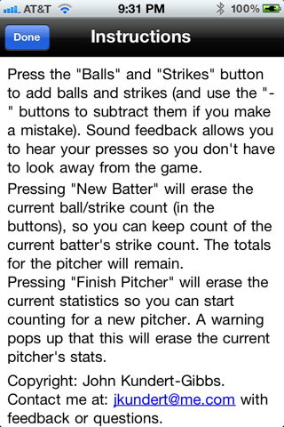 steeRIKE! Pitch Counter screenshot 2