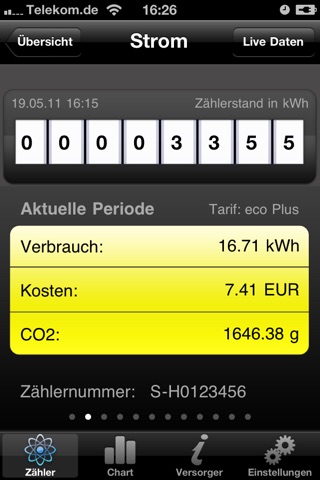 smartMETER.app screenshot 2