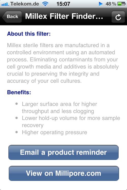 Millex Filter Finder screenshot-4