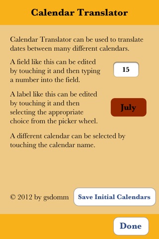 Calendar Translator Free screenshot 4