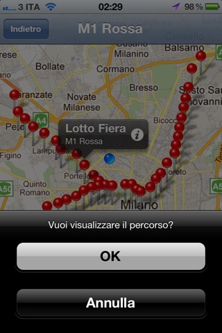 iMetro Milan screenshot 3