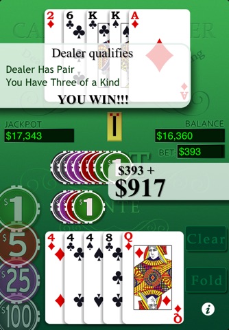 Caribbean Poker screenshot 2