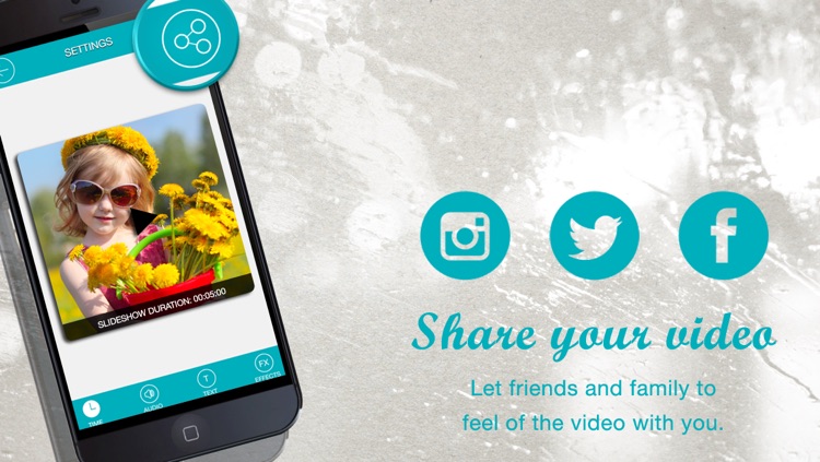 SlideGram Pro - Image slideshow to Video conversion editor for instagram