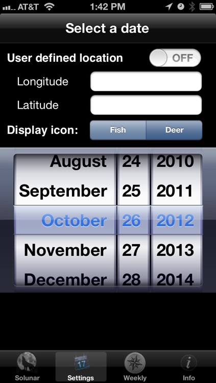 Solunar Table screenshot-4