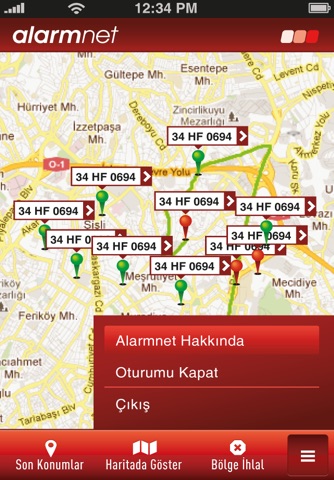 Alarmnet Mobil screenshot 2