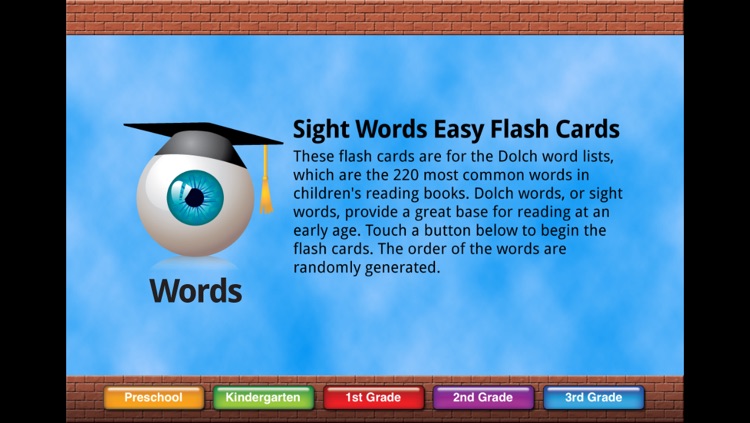 Sight Words Flash Cards