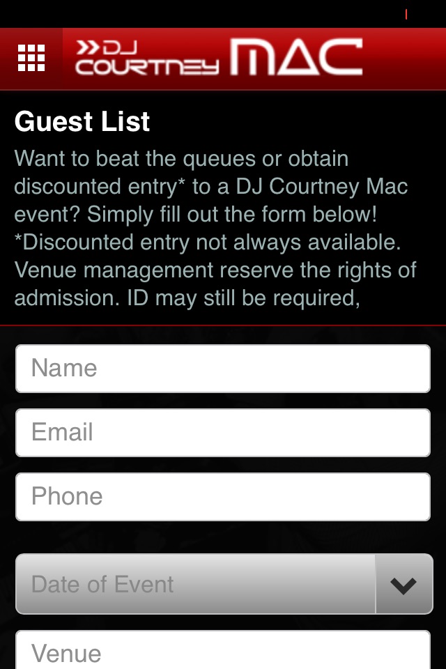 DJ Courtney Mac screenshot 2