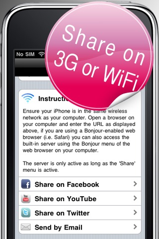Record Video On iPhone 2G/3G - iCamcorder Lite