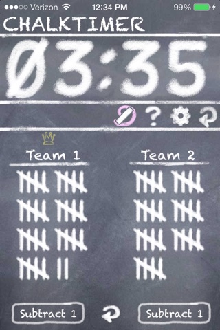 ChalkTimer - Party Game Timer and Scoreboard screenshot 3