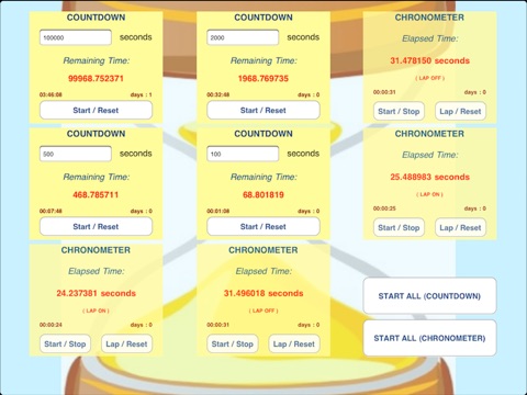 Chronometer and Countdown HD screenshot 3