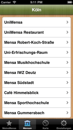 Mensa Köln für Studenten und Mitarbeiter der Universität und(圖2)-速報App