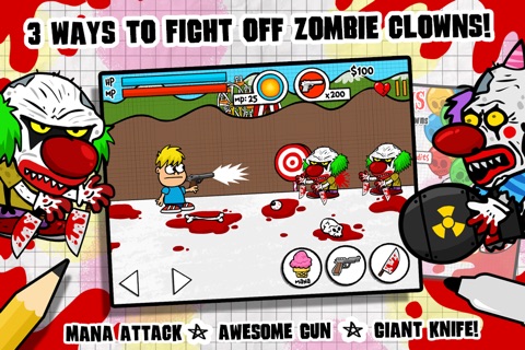 A Doodle Circus Attack Of The Killer Zombie Clowns Full HD screenshot 2