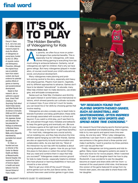 Walmart Parents Guide to Videogames Magazine screenshot-4