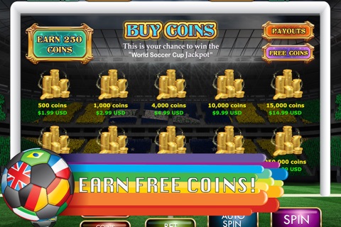 Free Brazil Fever Soccer Cup 2014 Slot - Las Vegas 777 Slot Machine screenshot 4
