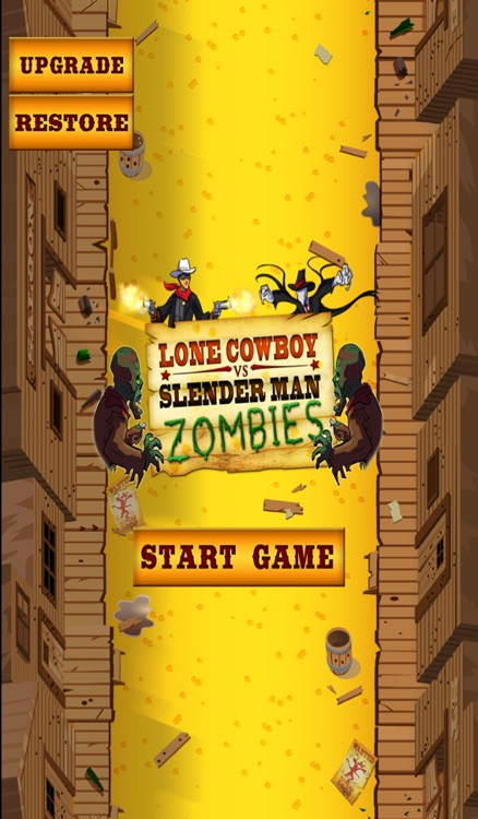 A Call of Monsters: Slender Man Zombies Vs Lone Cowboy - HD Shooting Game