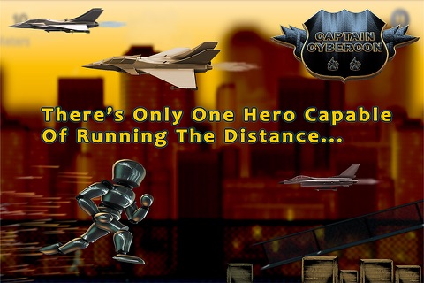 Captain Cybercon: Chaos City Run screenshot 2