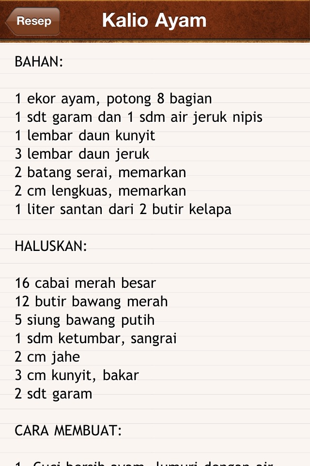 Buku Resep screenshot 4