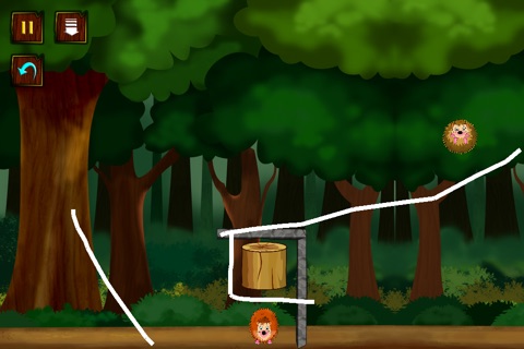 HedgeHog Fun - Free draw the line game screenshot 2
