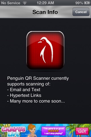 Penguin QR Scanner screenshot 2