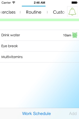 Health@Work Lite - Workplace reminder to exercise, stretch, drink water screenshot 3