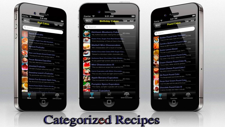 Cake Recipes for iPhone, iPod and iPad screenshot-3