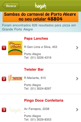 Guia local hagah – O seu buscador de locais, se... screenshot 4