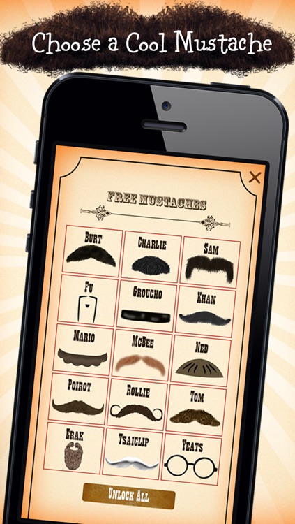 Mustache Scape – The Mustache Face Makeover App ( Mustache me + you, Funny Mustache bash maker, Put mustache, beard or glasses on man, woman, girl, boy or pet's face )