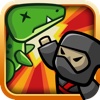 Ninja Dinosaur Showdown?!