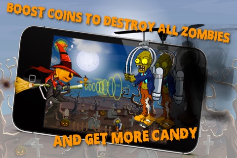 Pumpkin Man Versus Zombies - Race for candy screenshot 4