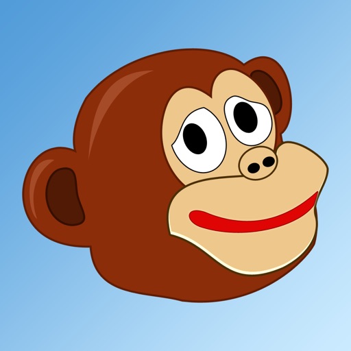 Monkey Jaywalking Icon