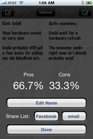 Pros & Cons PRO screenshot 3