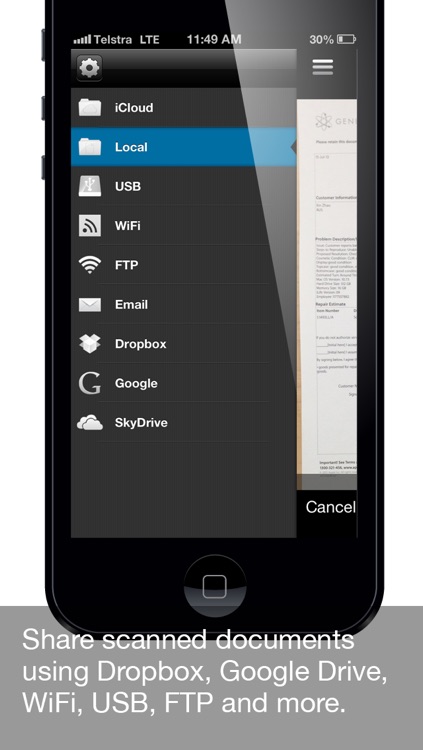 Scanner: scan print multipage documents to PDF in realtime for FREE screenshot-4