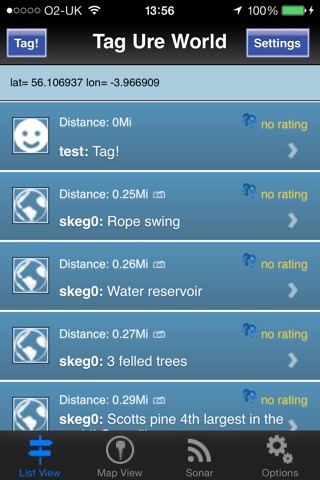 Tag Ure World - GPS Messenger screenshot 2