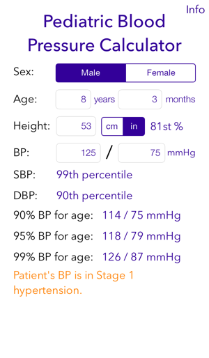 Pediatric BP Calculator(圖3)-速報App