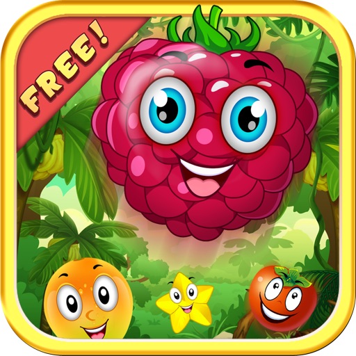 Exotic Tropical Fruits − Exciting Free New Match 3 Puzzle Game Icon