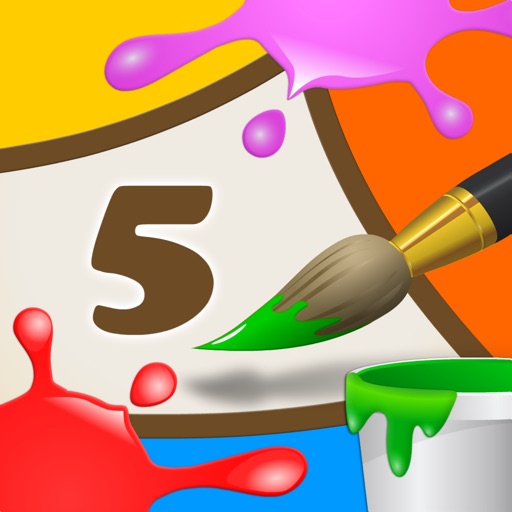 Kids Coloring and Math - Coloring book for kids iOS App