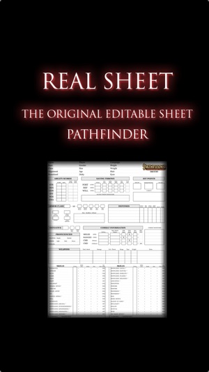 Real Sheet: Pathfinder + Dice Table(圖1)-速報App