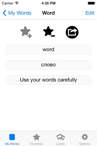 My Words - Learn new words with cards screenshot 2
