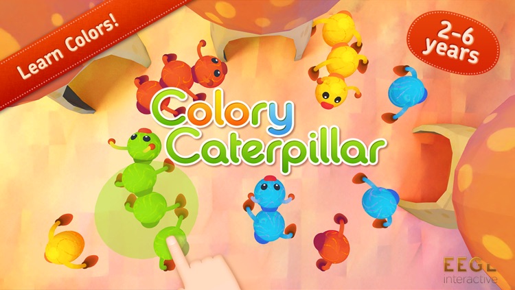 Colory Caterpillar - color learning app for toddlers & kids