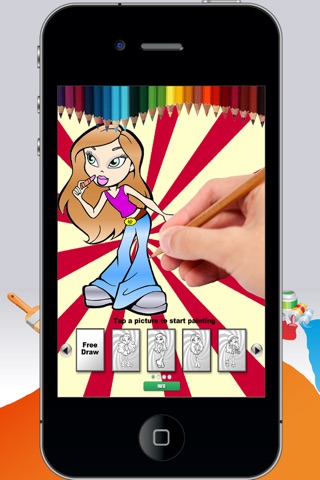 Coloring Book Fashion Doll screenshot 2