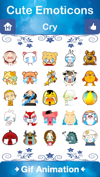 Cute Emoticons for WhatsApp, LINE, Messages, WeChat & Kik Messenger - Animation Emojis screenshot-3
