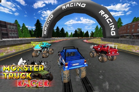 Monster Truck Racer ( 3D Racing Games ) screenshot 2