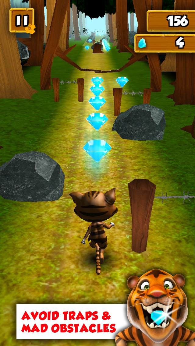 AZTEC CAT BURGLAR 3D: MEGA JUNGLE RUN UBER FUN TIGER ADVENTURE - BY DEAD COOL GAMES 1.0 IOS
