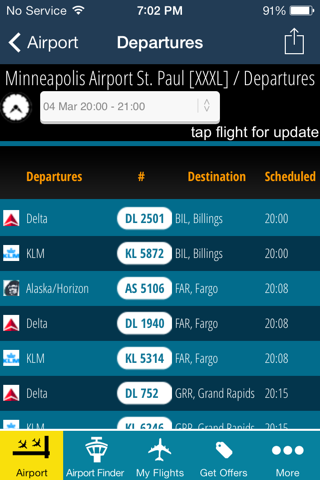 Minneapolis Airport (MSP) Info screenshot 3