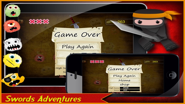 Monster Ninja Lite screenshot-4