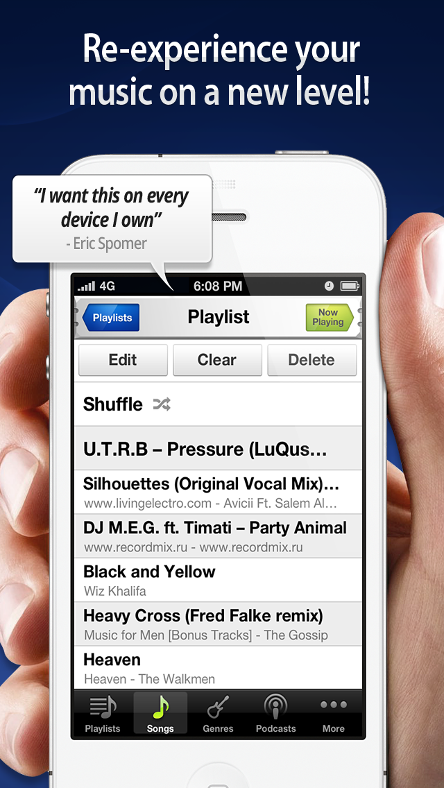 Audio Xciter - DSP Enhanced Music Player Screenshot 5